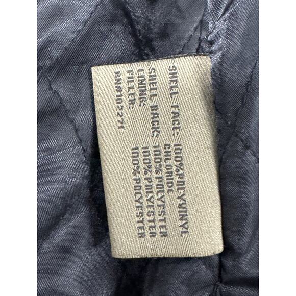 R & O Men's L Faux Leather Biker Bomber Jacket Black/Gray Stripe Wolverine Logan - Picture 4 of 10